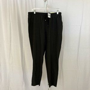 Max Studio Nordstrom NEW Women's Size X-Large Pull On Black Stretchy Joggers